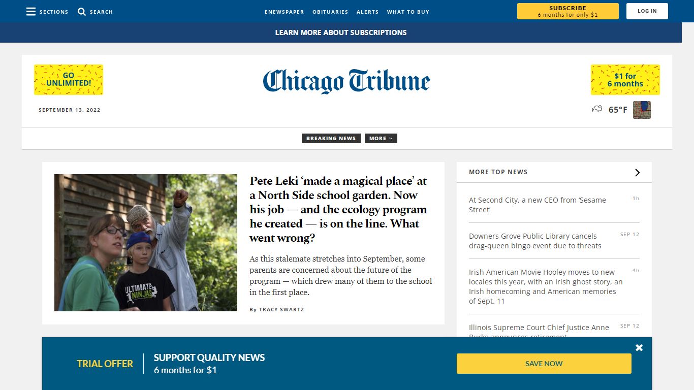 Chicago Tribune: Chicago news, sports, weather, entertainment